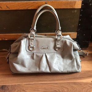 Patent leather coach bag